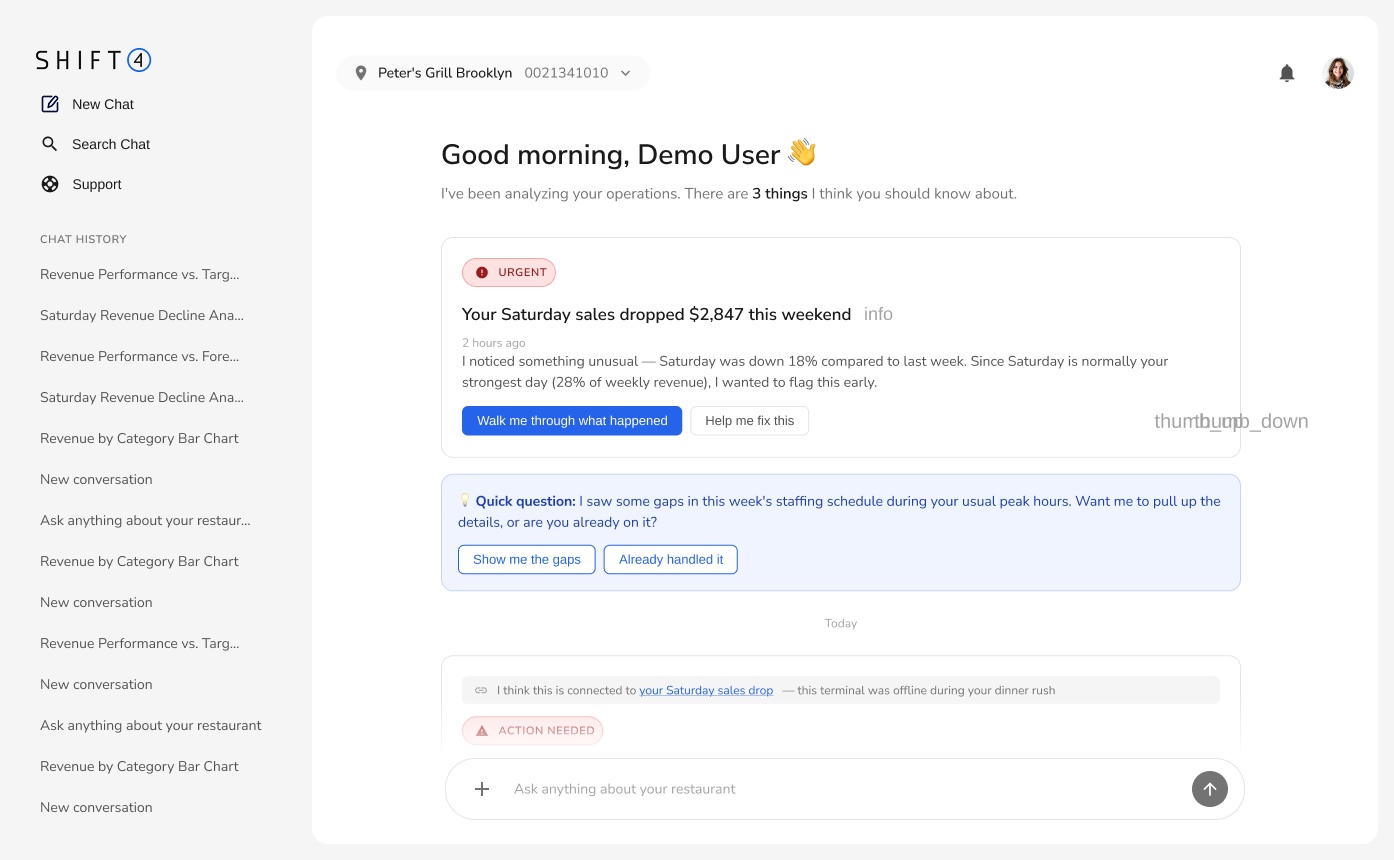 Draft Intelligence Inbox home screen with filters, confidence scores, and many competing controls